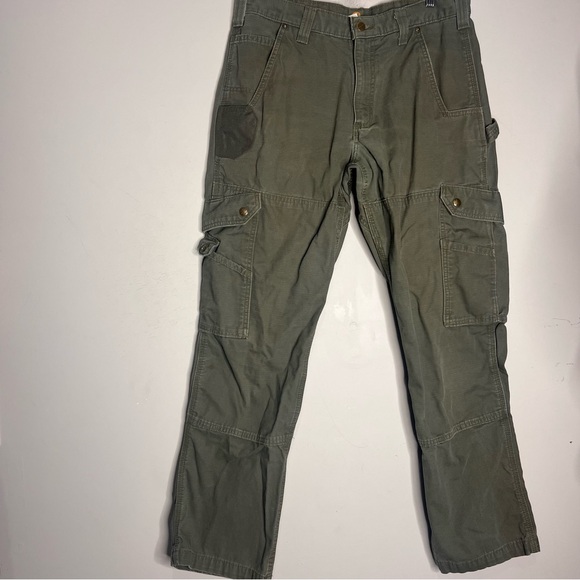 Carhartt Relaxed Straight Ripstop Double-Front Cargo Utility Pants, 32x32 - Picture 2 of 11